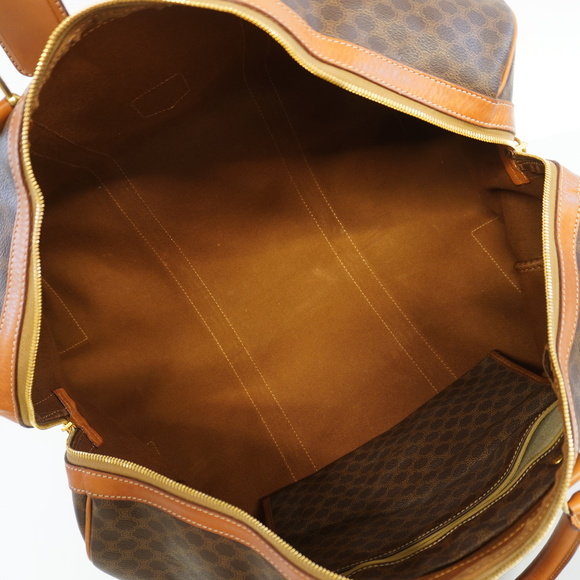 Auth Celine Macadam Boston Bag Women's PVC Boston Bag Brown - Picture 4 of 14